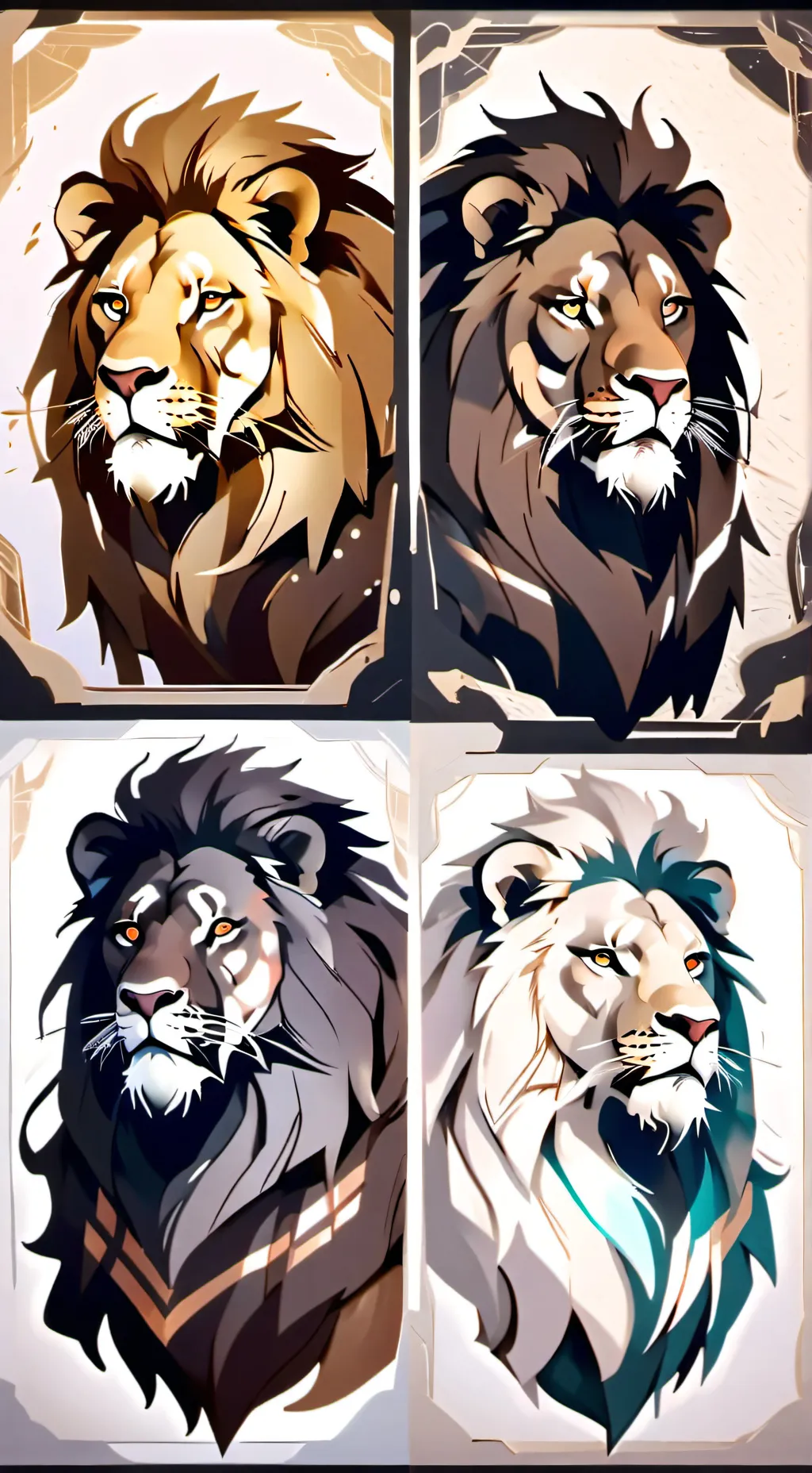 ai character: lions background