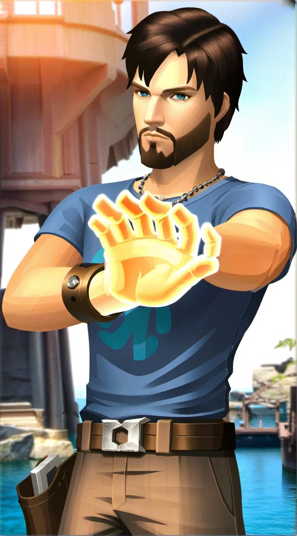 ai character: Kurtis Trent background