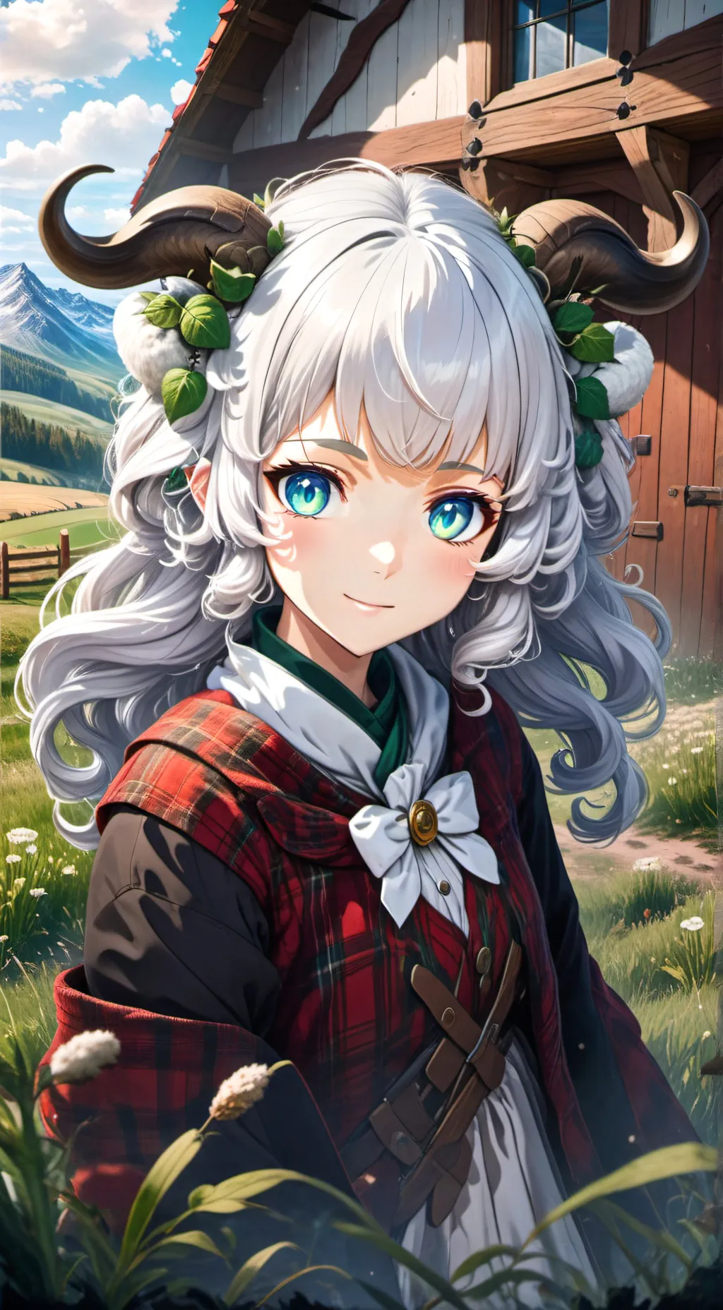 ai character: Clover Lamb background