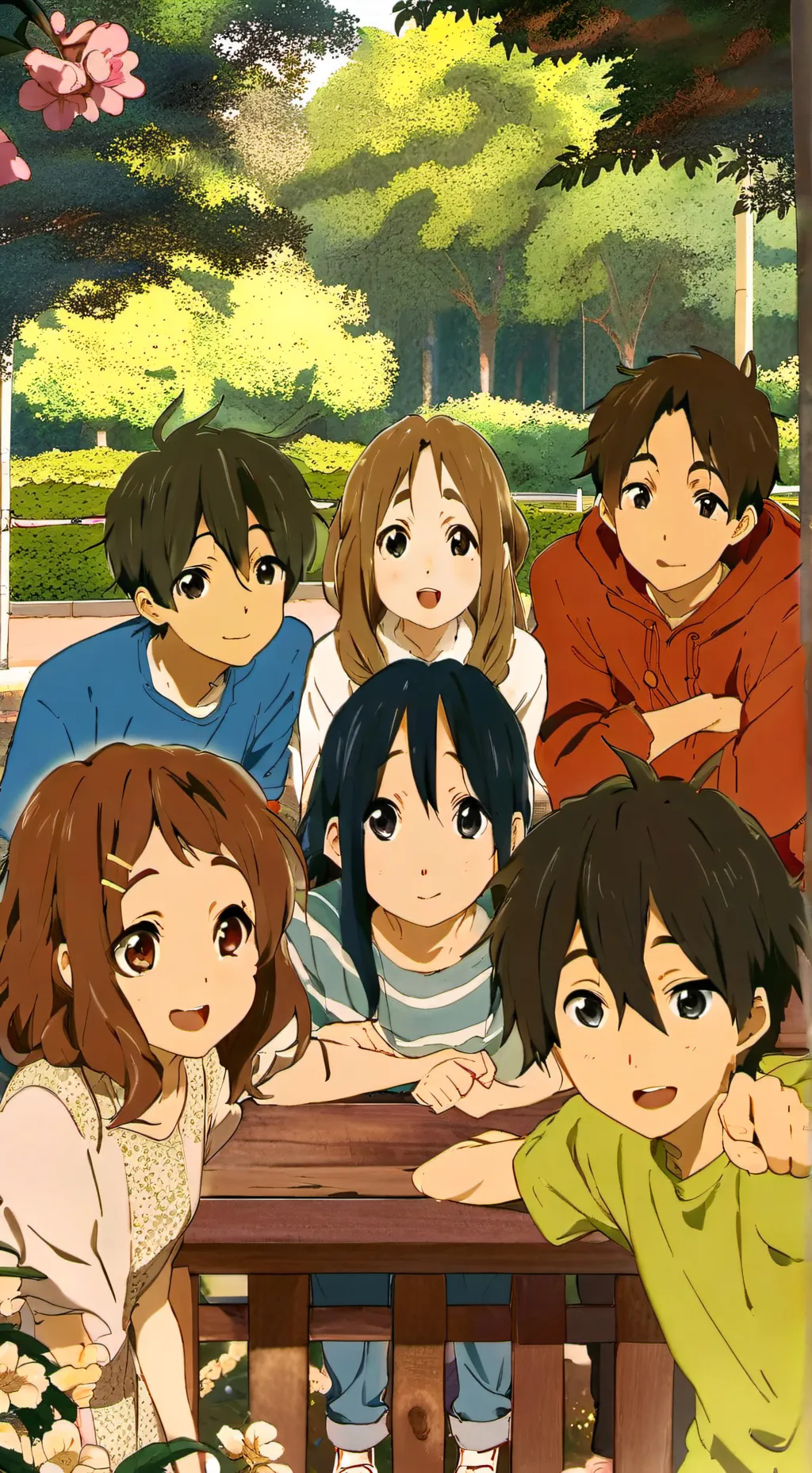 ai character: friend group background