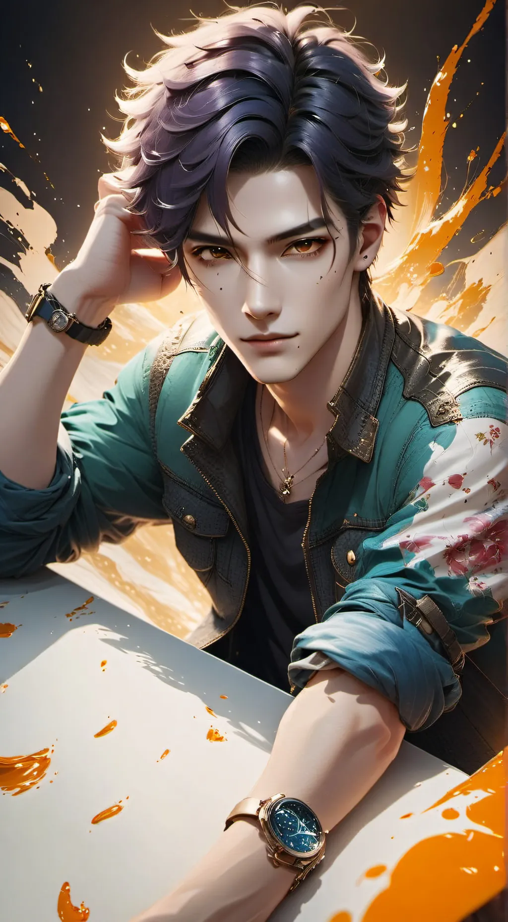 ai character: Anderson  background