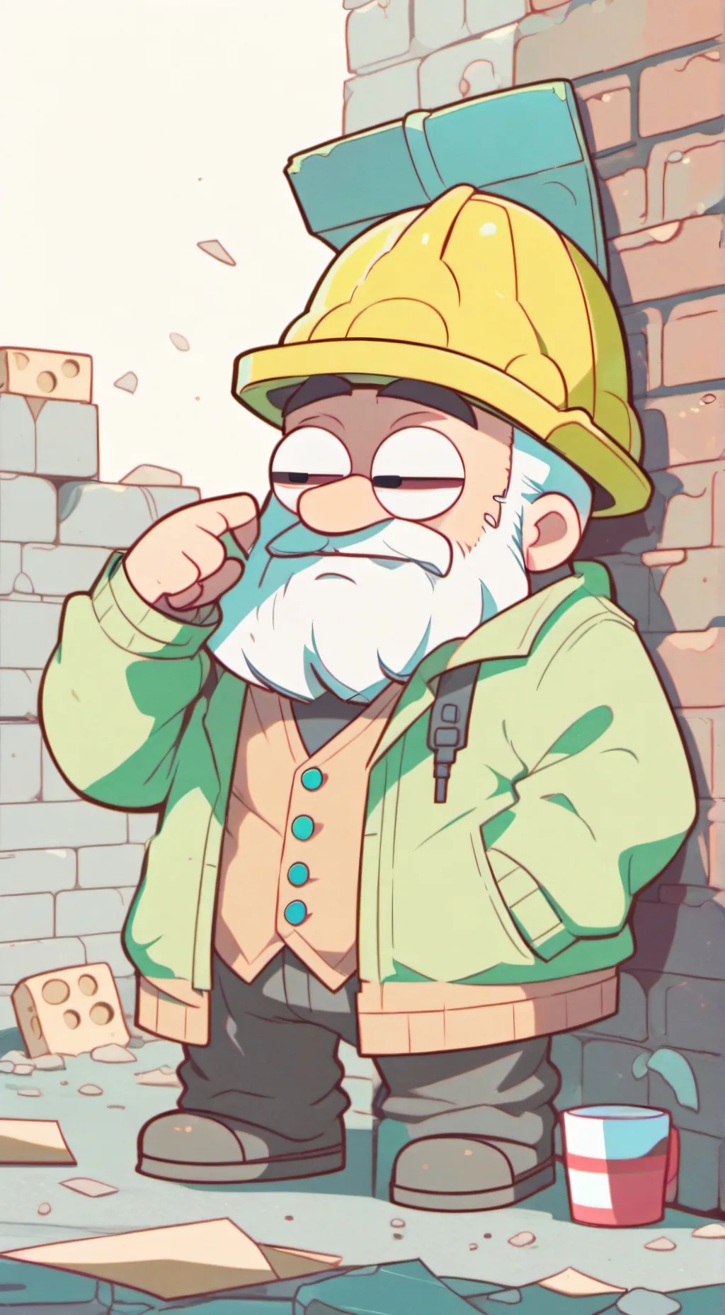 ai character: Blue Collar Bob background