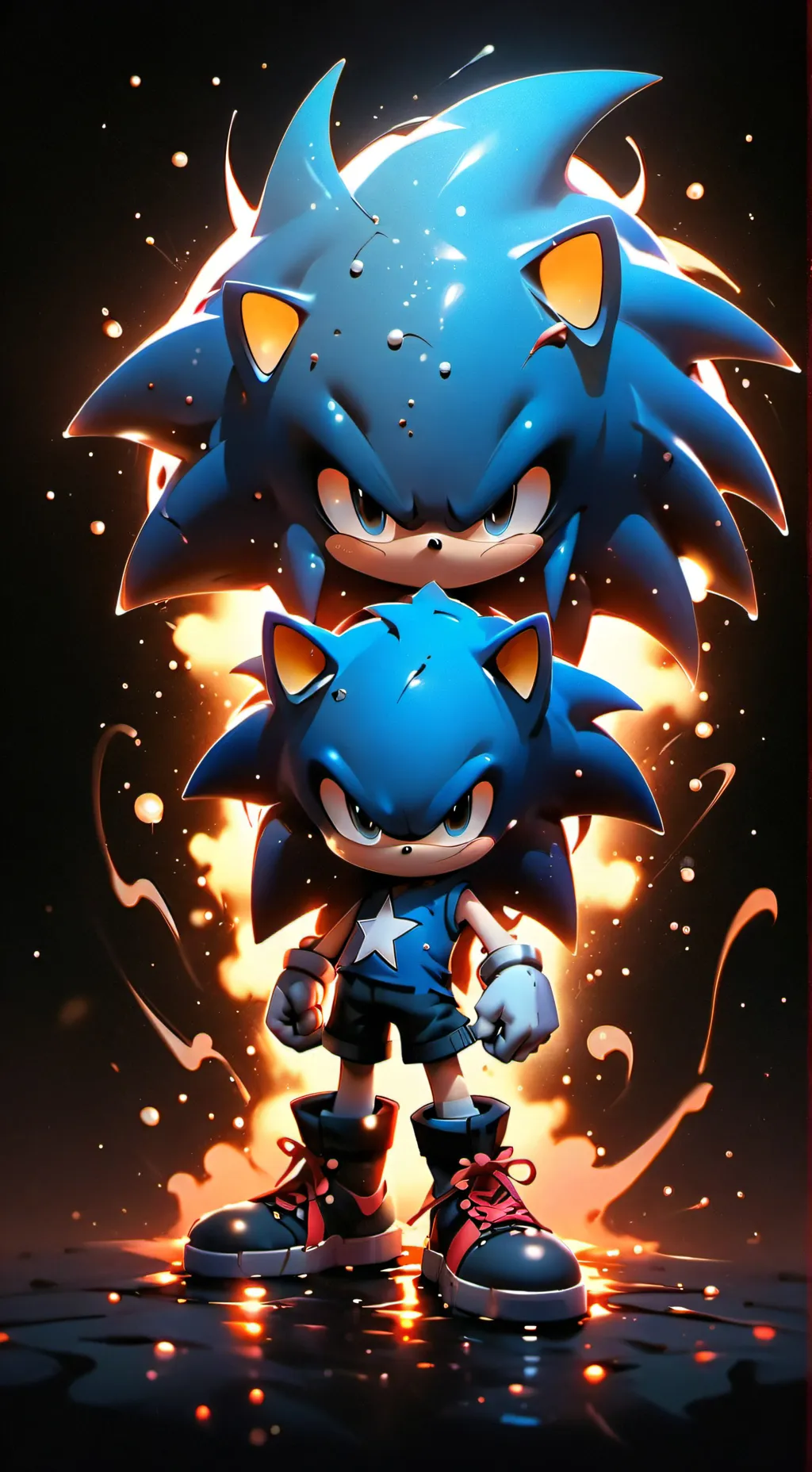 ai character: sonic background