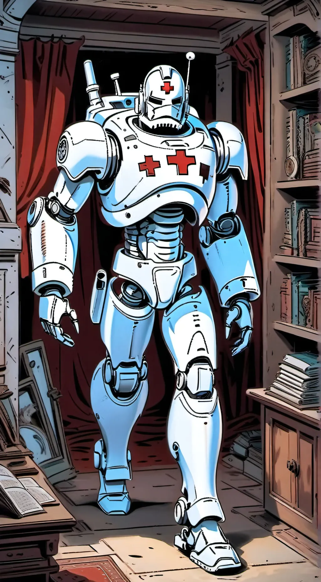 ai character: medic  background