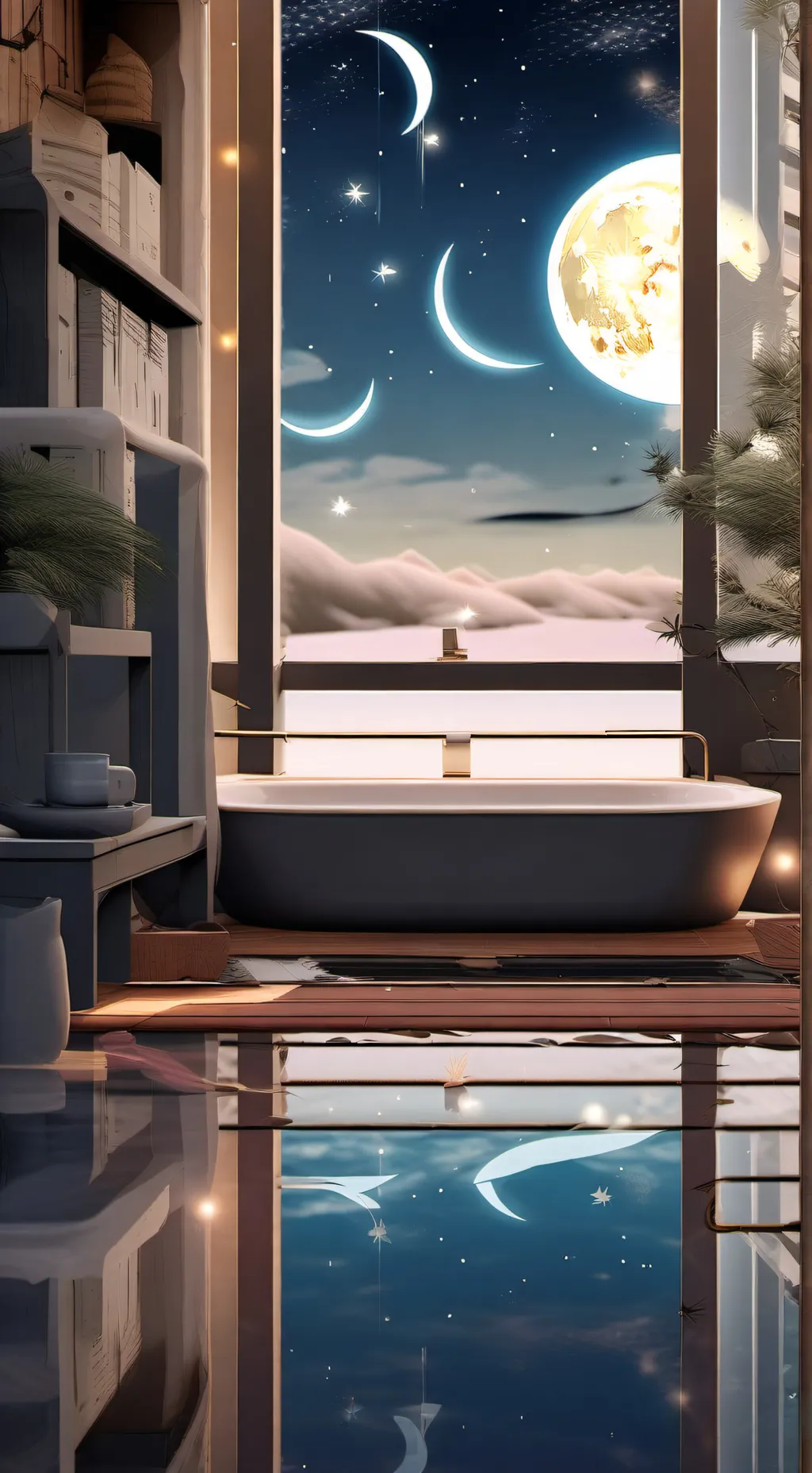ai character: DW Sleepover!! background