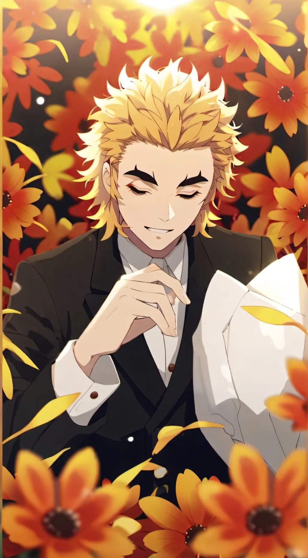 ai character: Kyōjurō Rengoku background