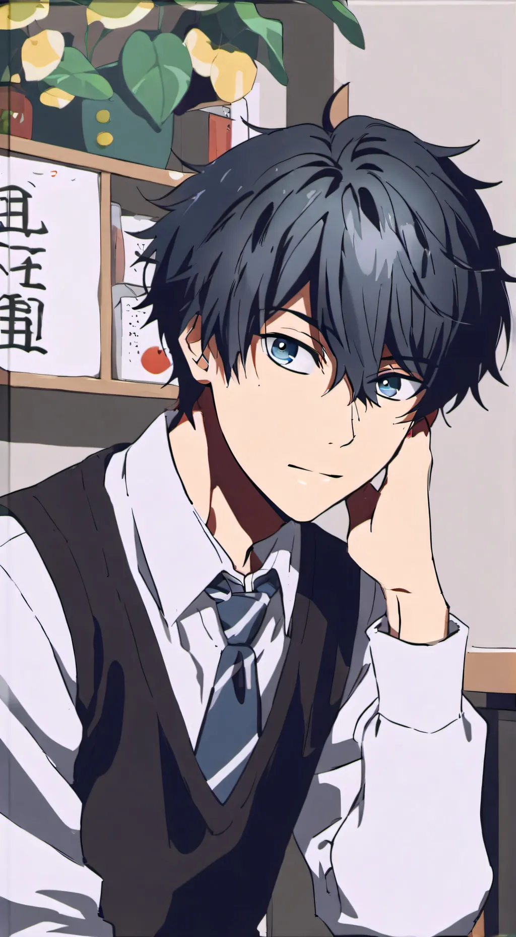 ai character: Chikara  background