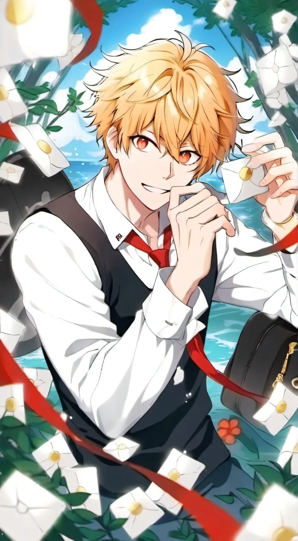 ai character: bakugo's wifey 🧡 background