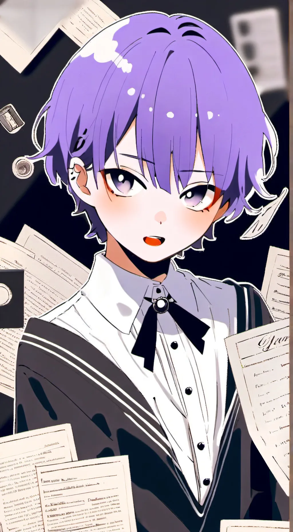 ai character: Lucy  background