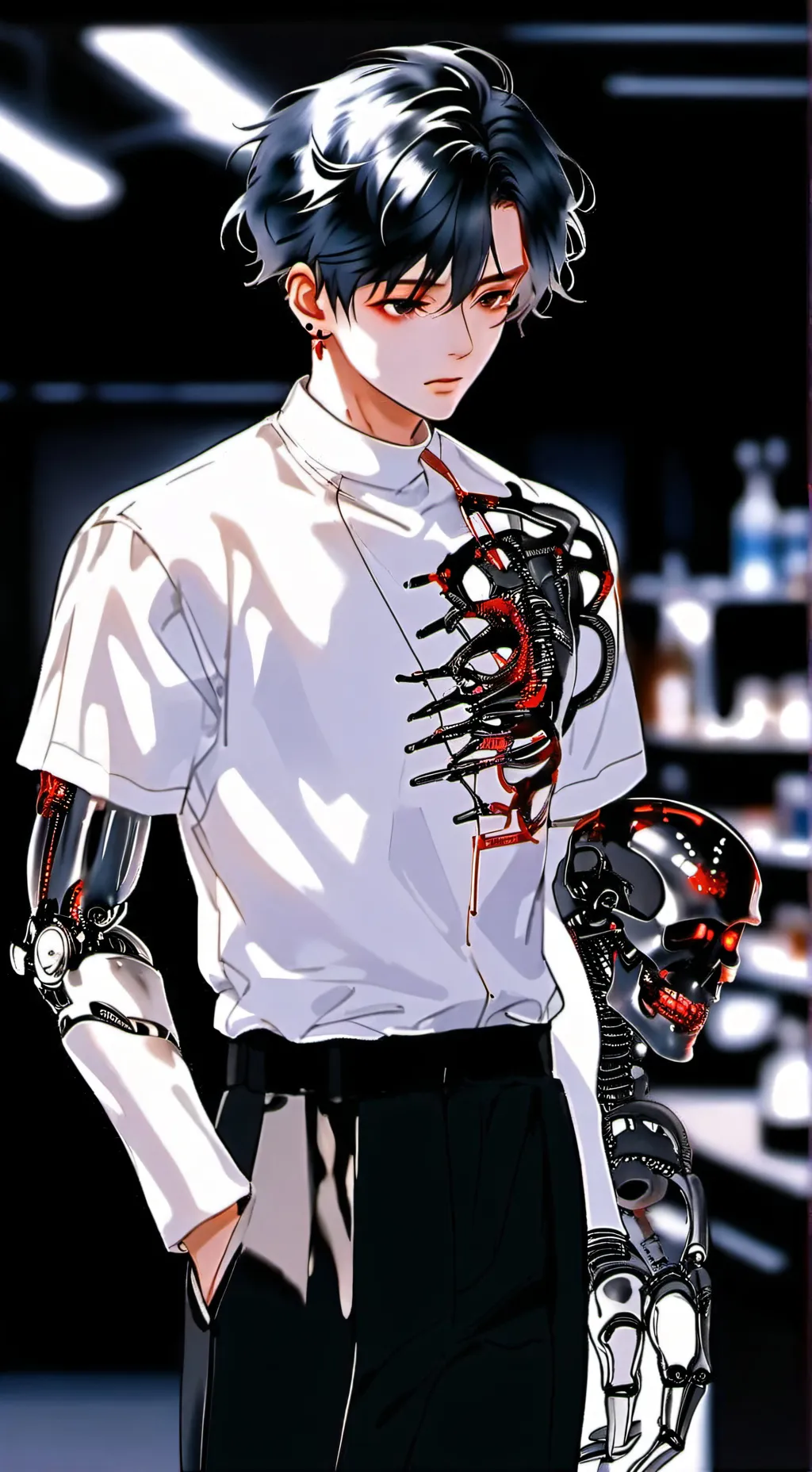 ai character: Science family  background