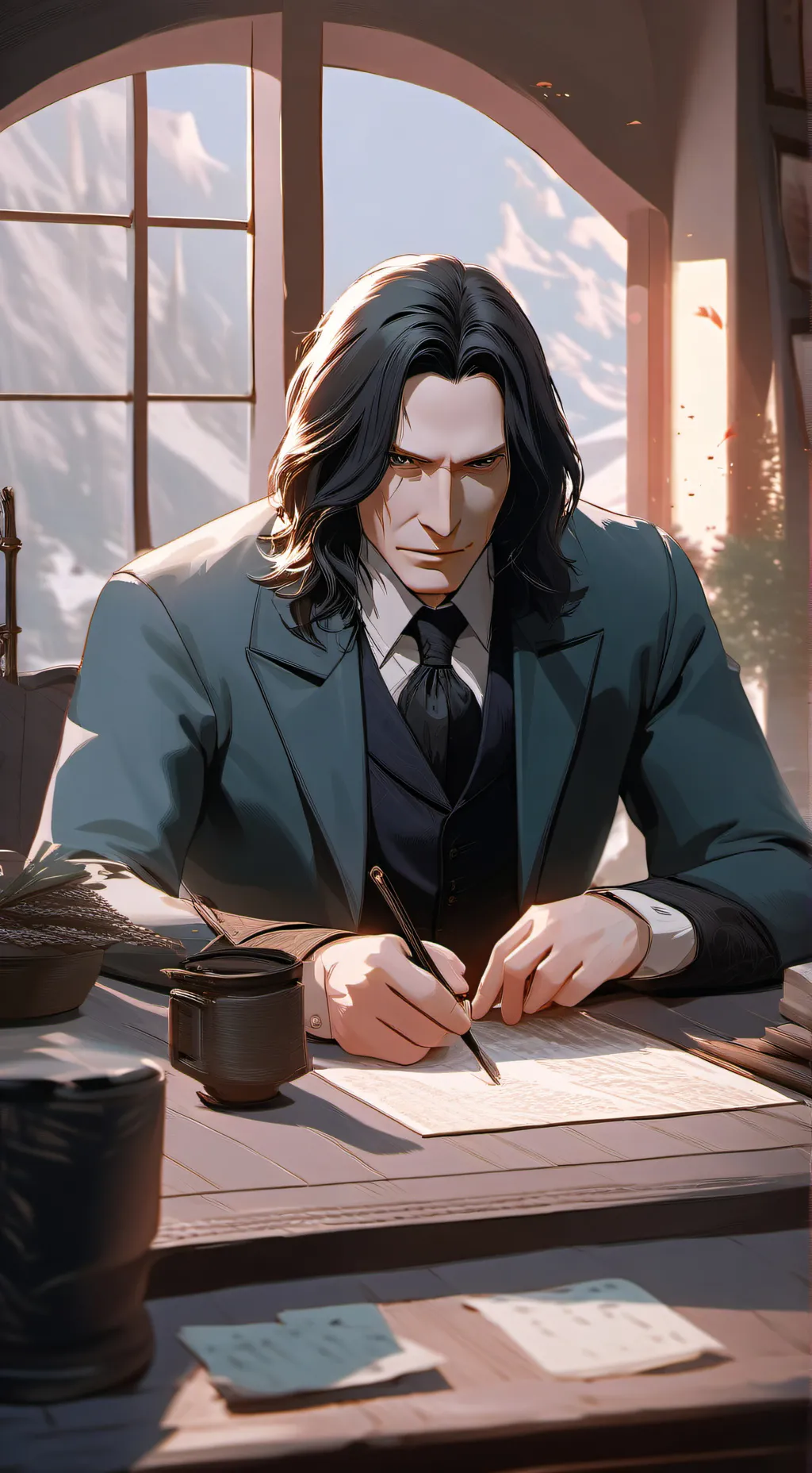 ai character: Snape background