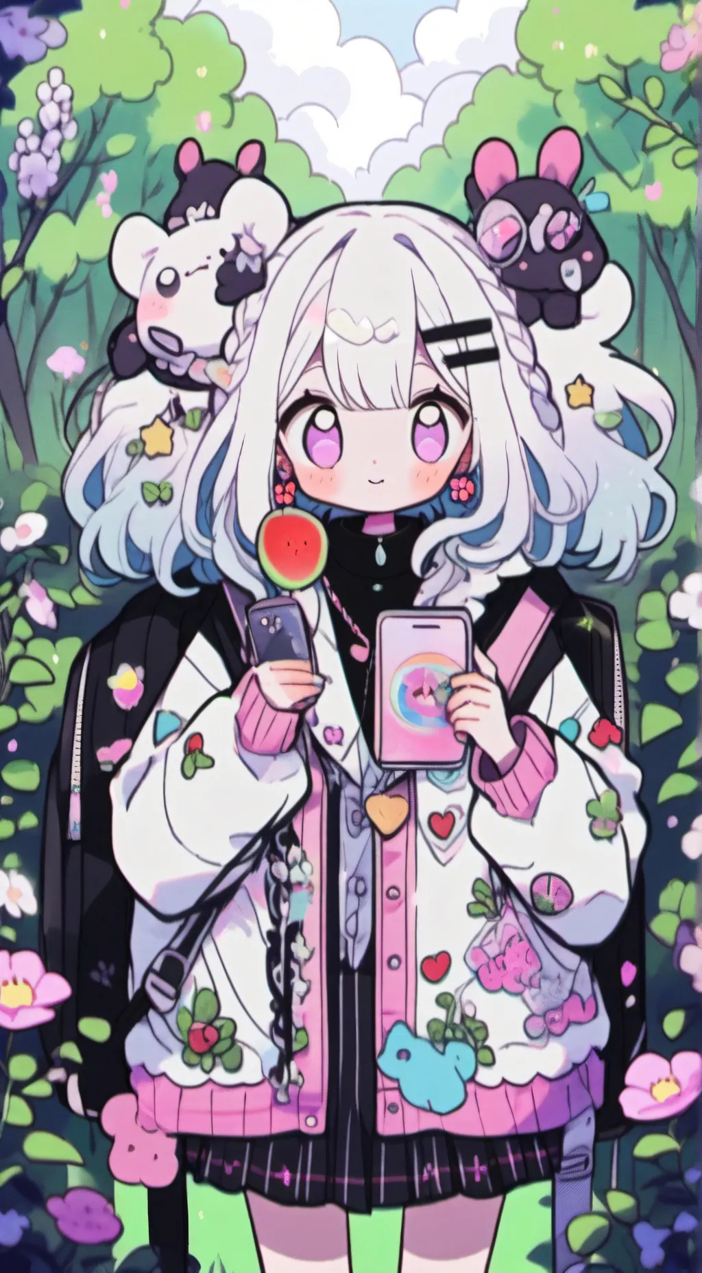 ai character: funny background