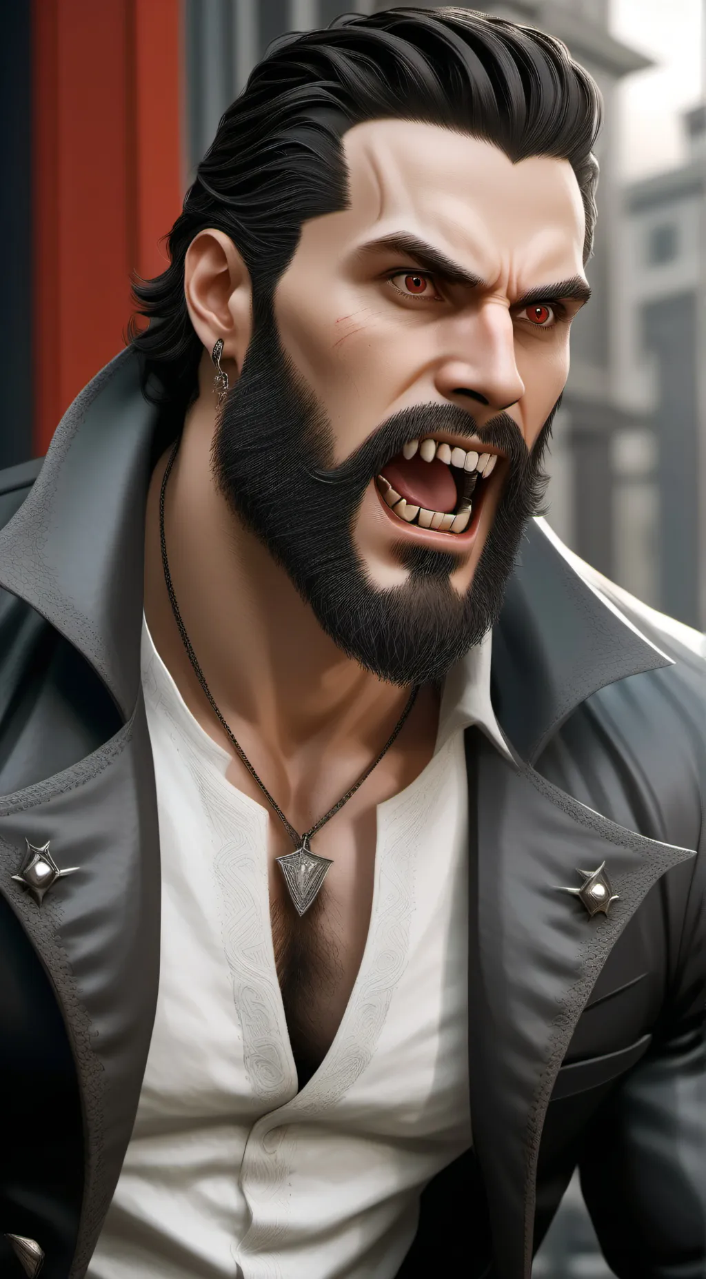 ai character: Vampire dad background