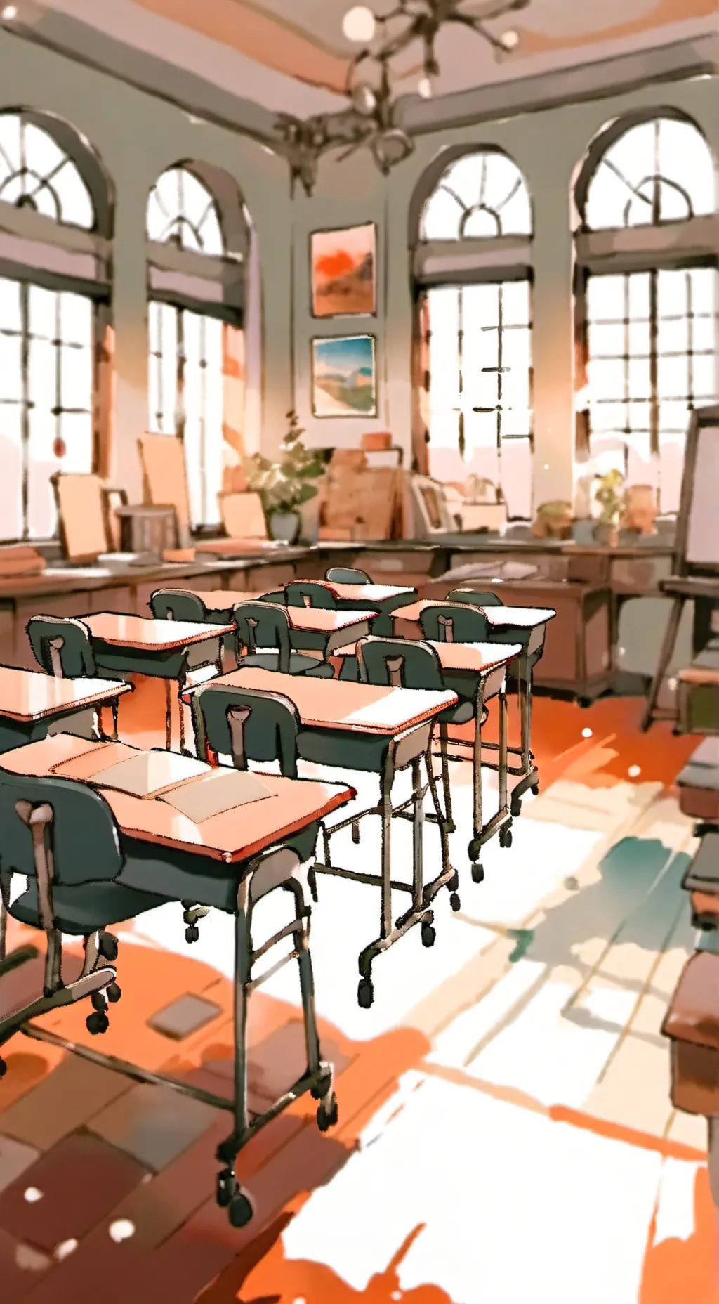 ai character: rich school background