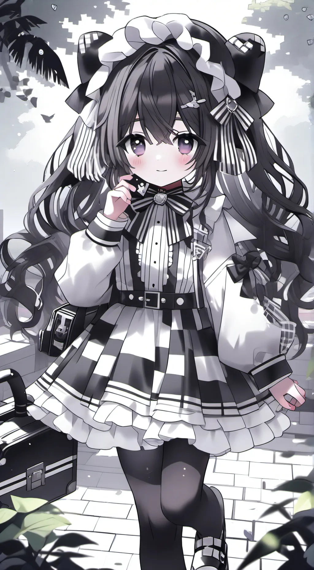 ai character: Minecraft server background