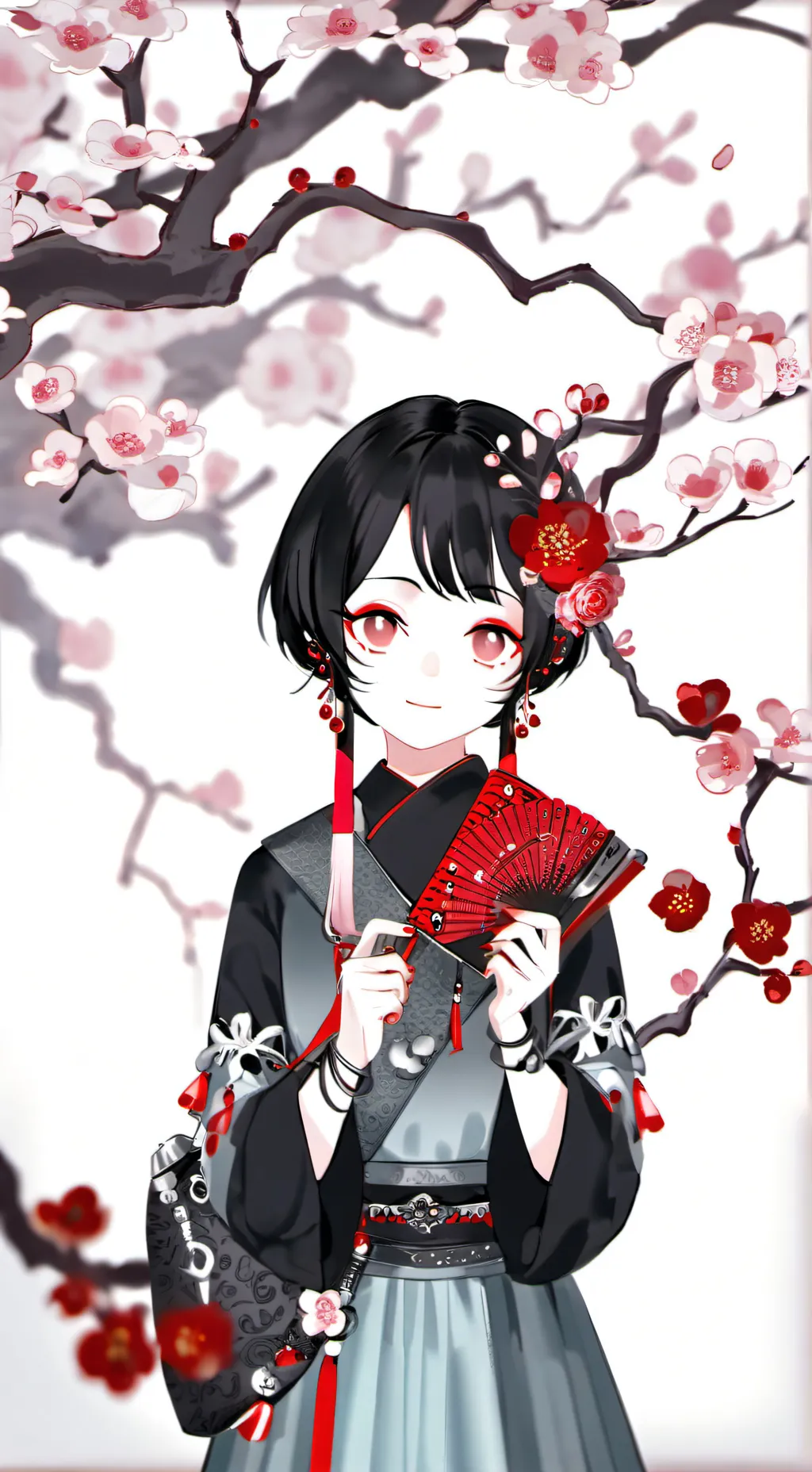 ai character: meimei🪭🀄🎎 background