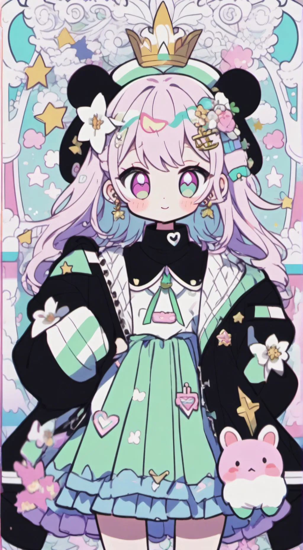 ai character: trans bakugo/denki background