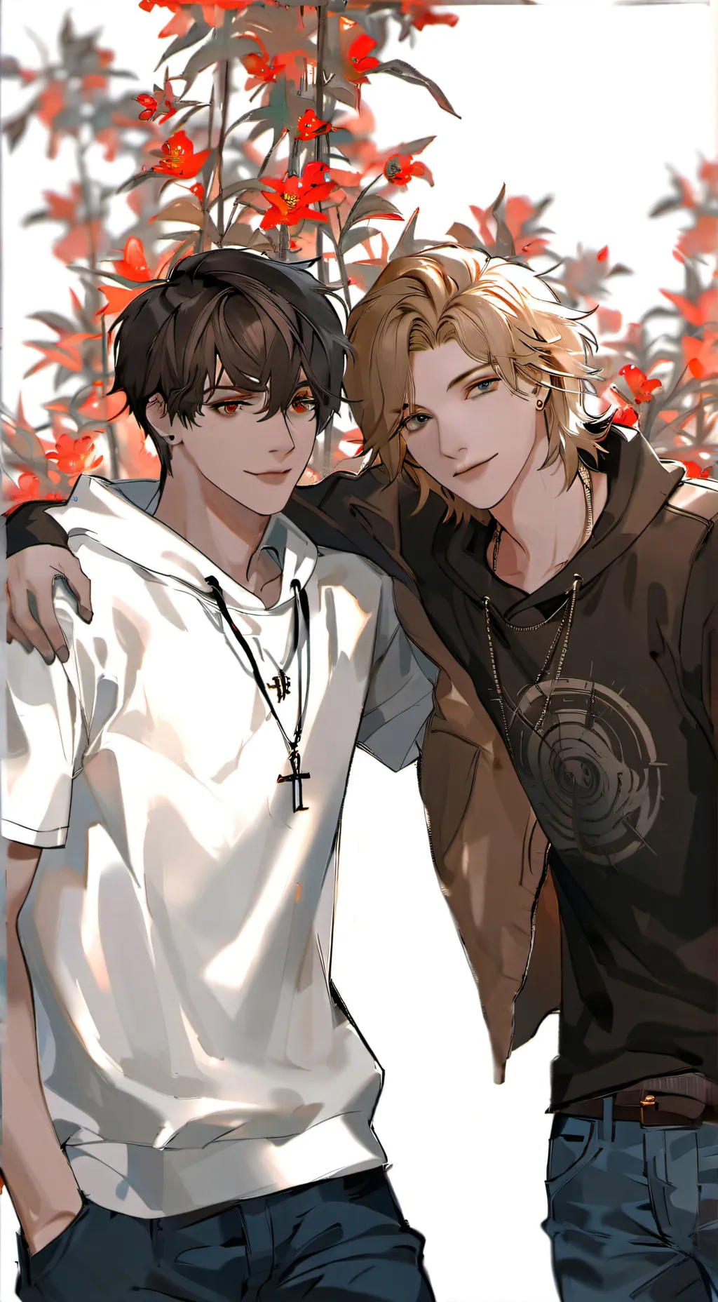 ai character: Eyhan and Elijah background