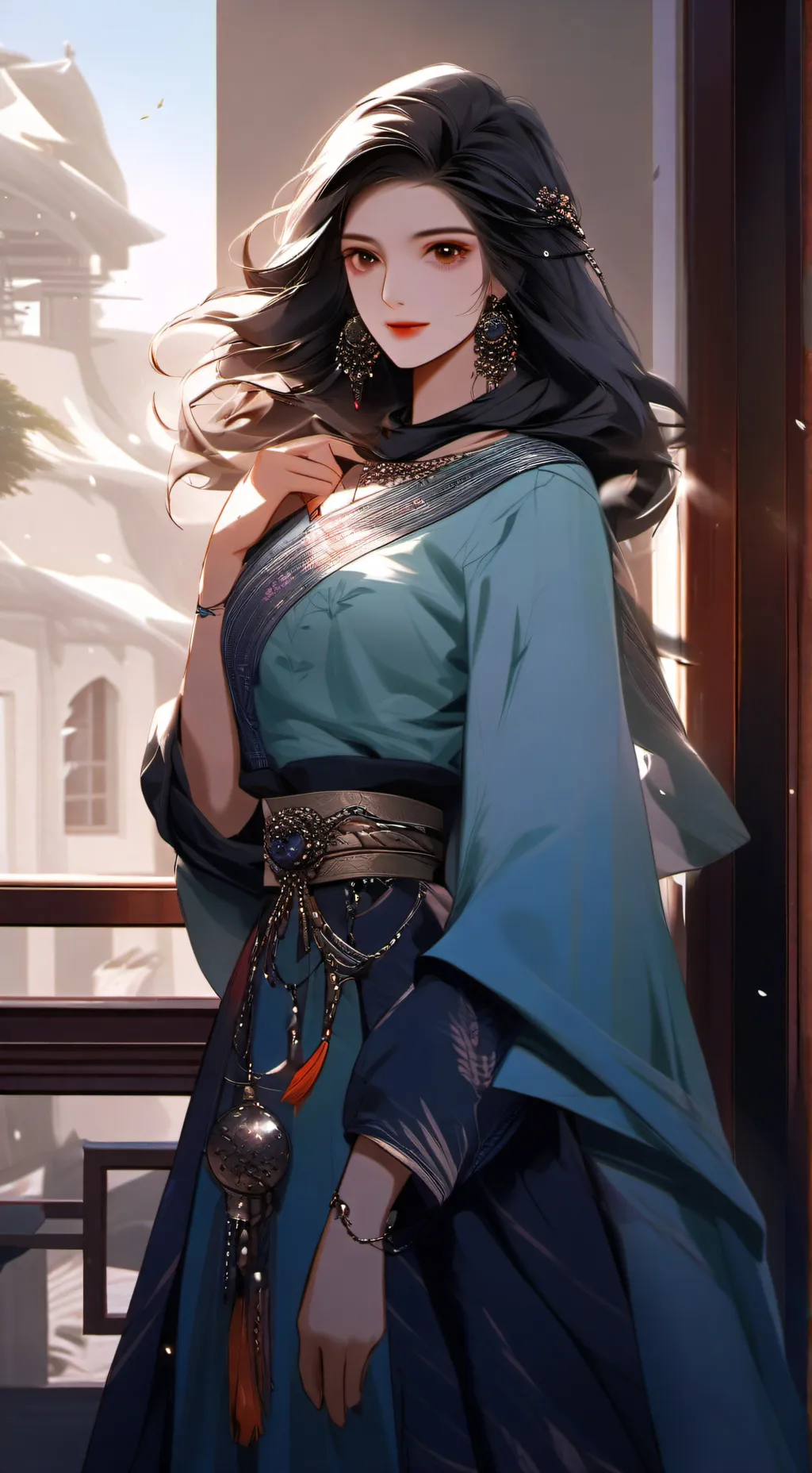 ai character: Nazanin  background