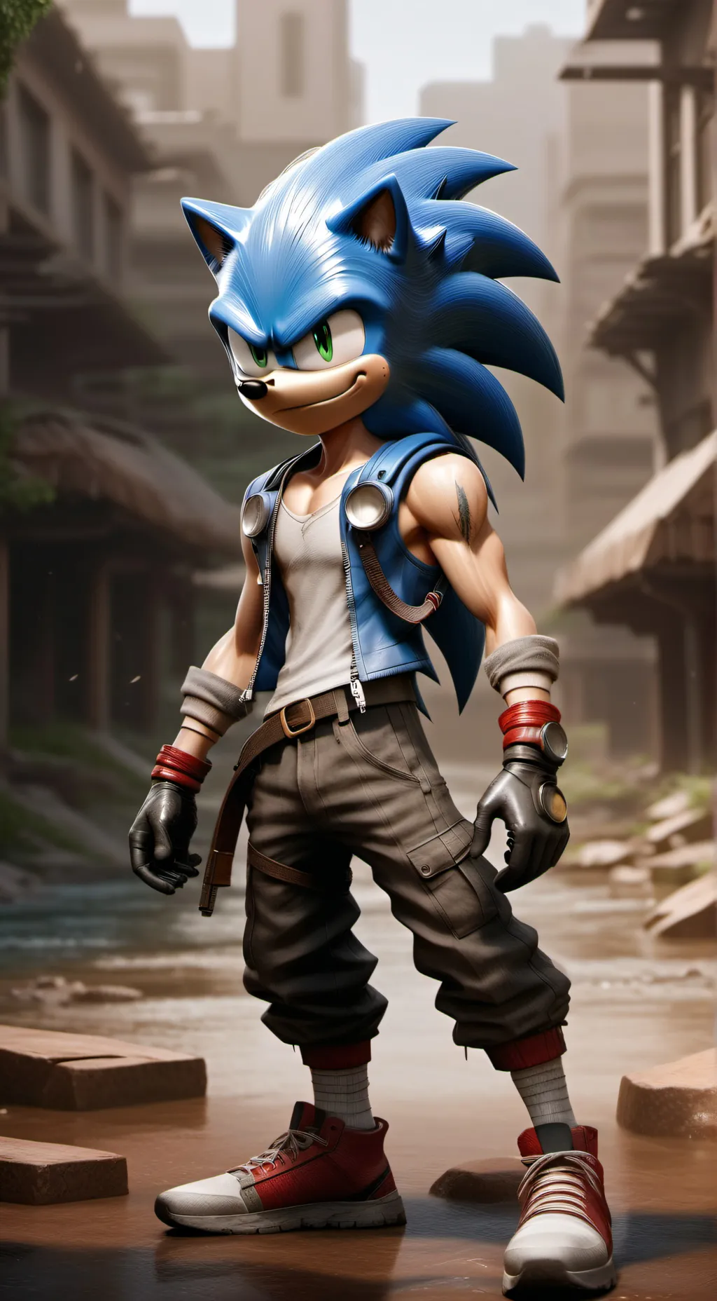 ai character: sonic background