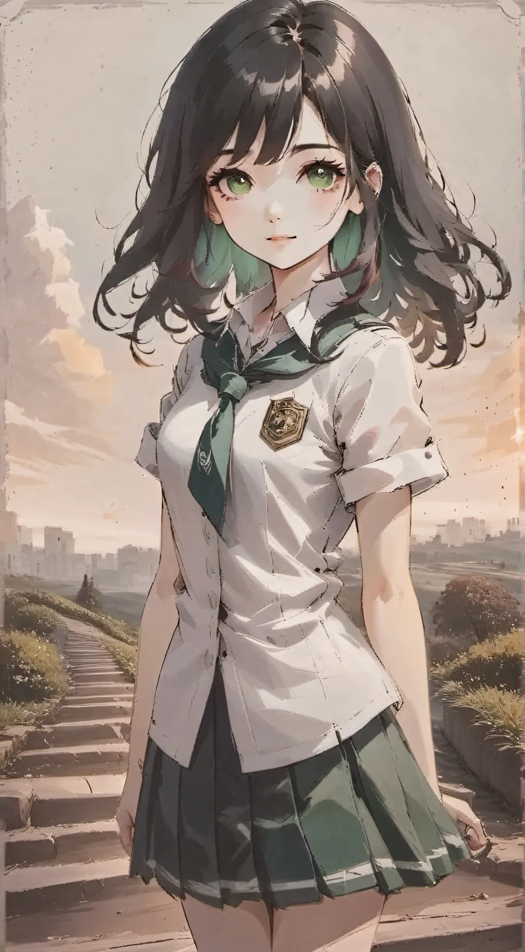 ai character: Aria Takahashi background