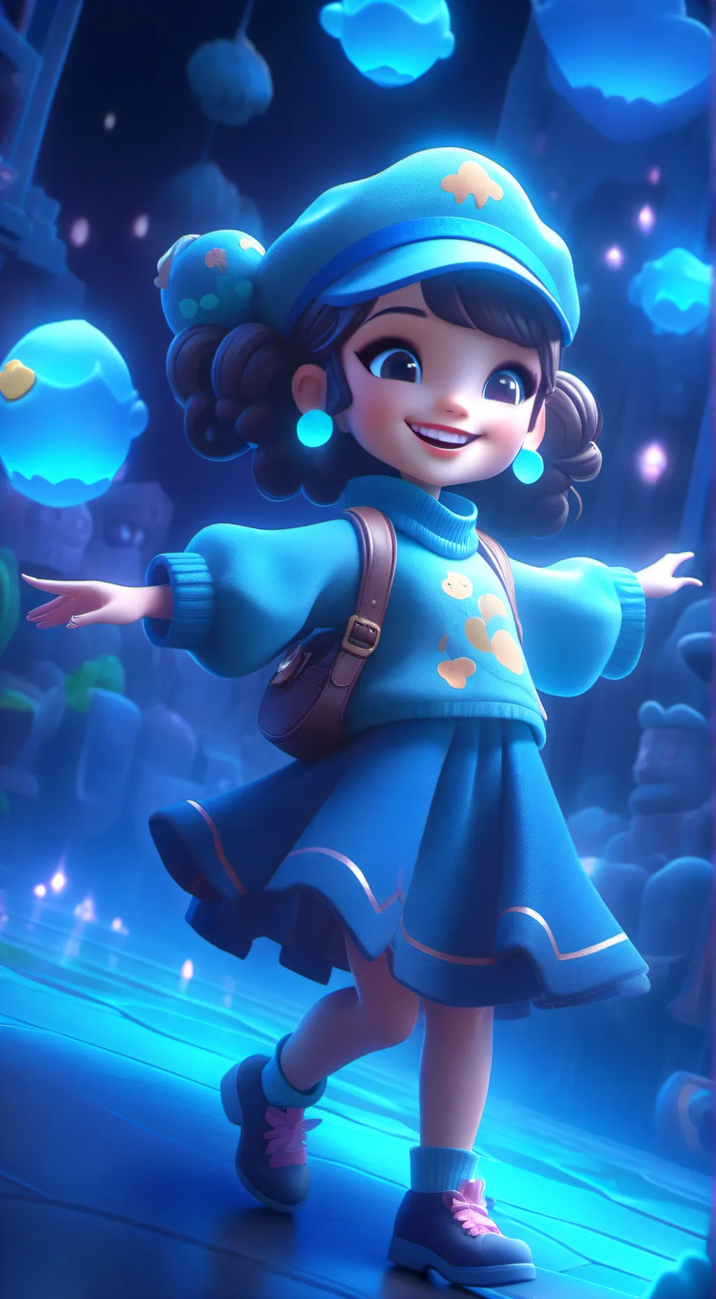ai character: Abbyisglazed  background
