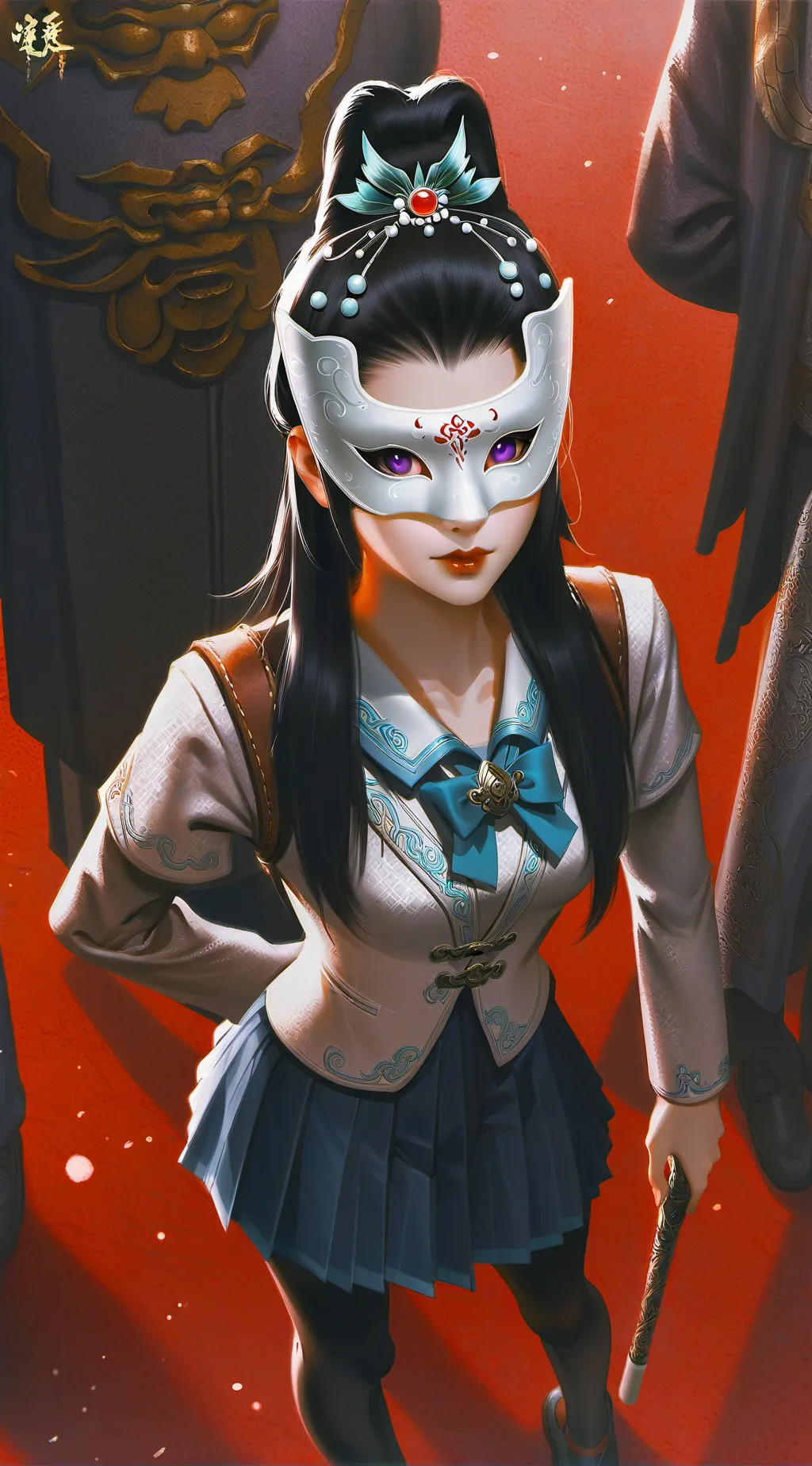 ai character: Katie Blackwater  background
