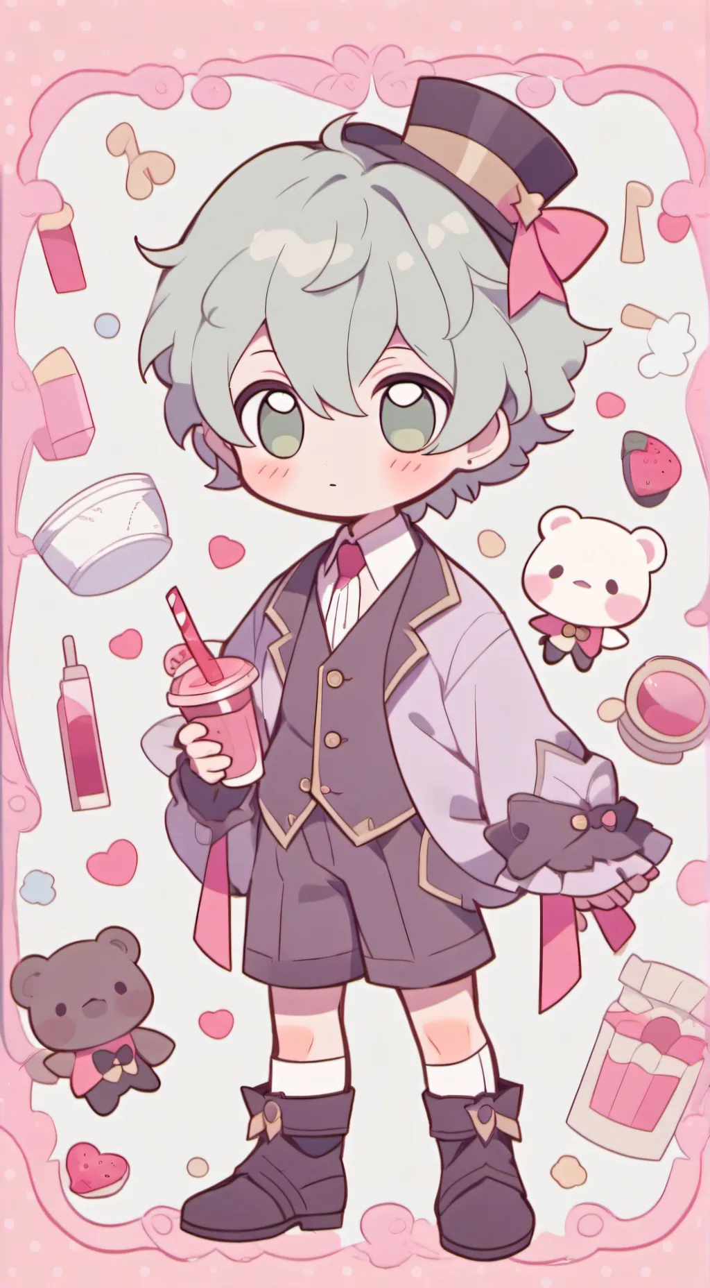 ai character: Michel  background