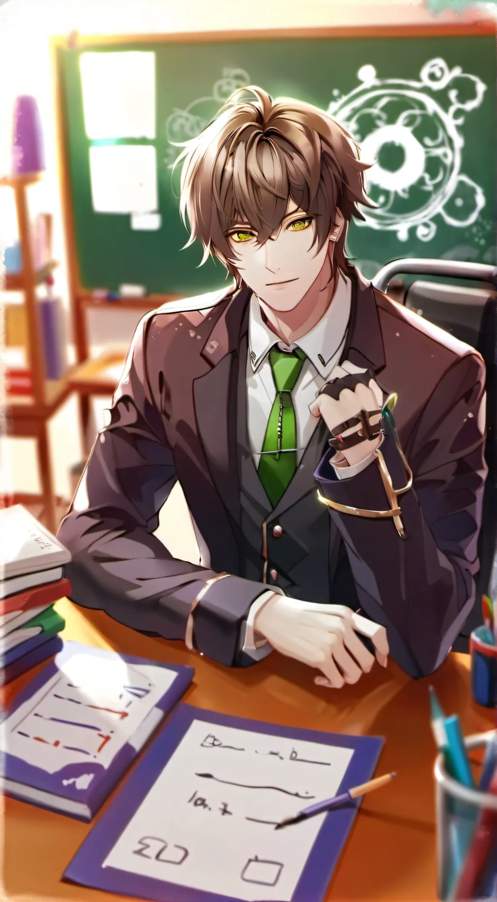 ai character: Mr. Johnson  background
