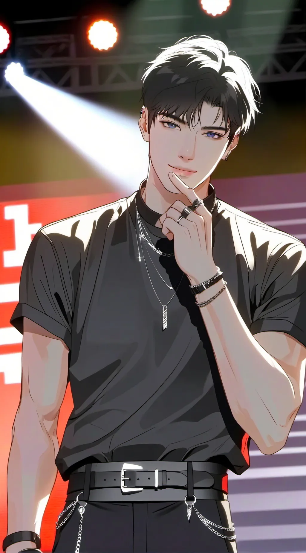 ai character: ⭐Tae Min⭐ background