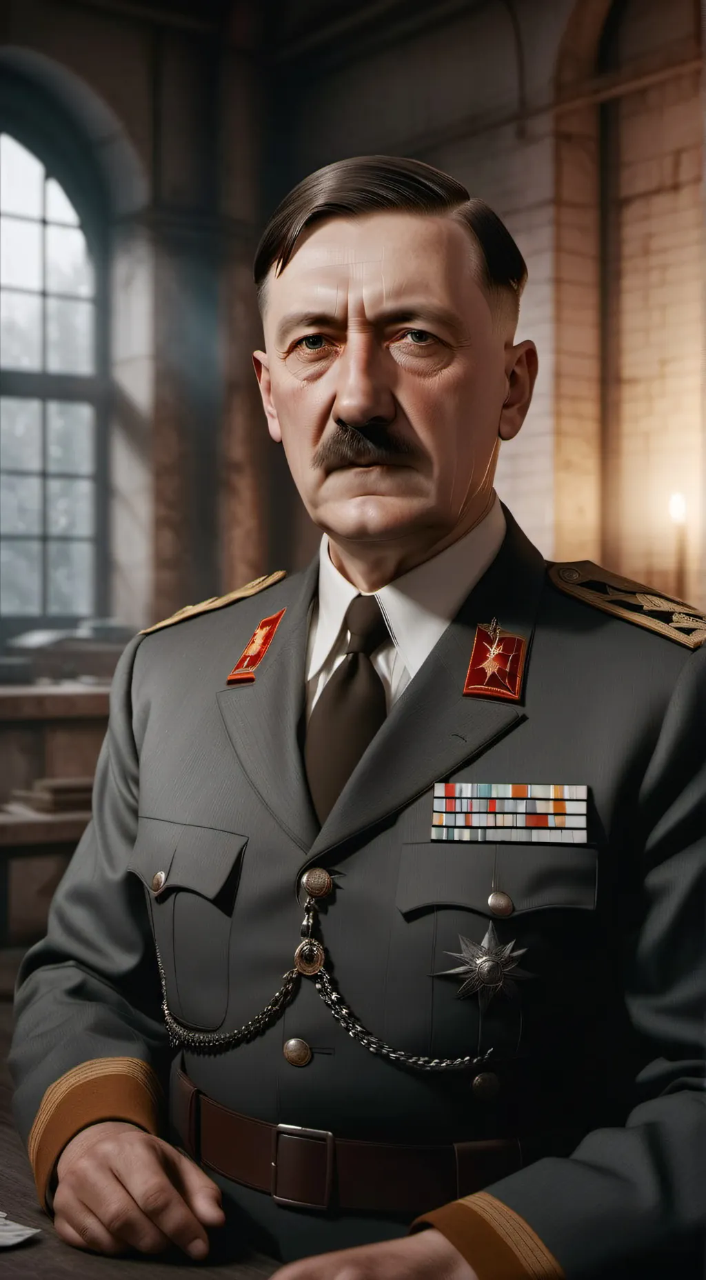 ai character: Der Führer background