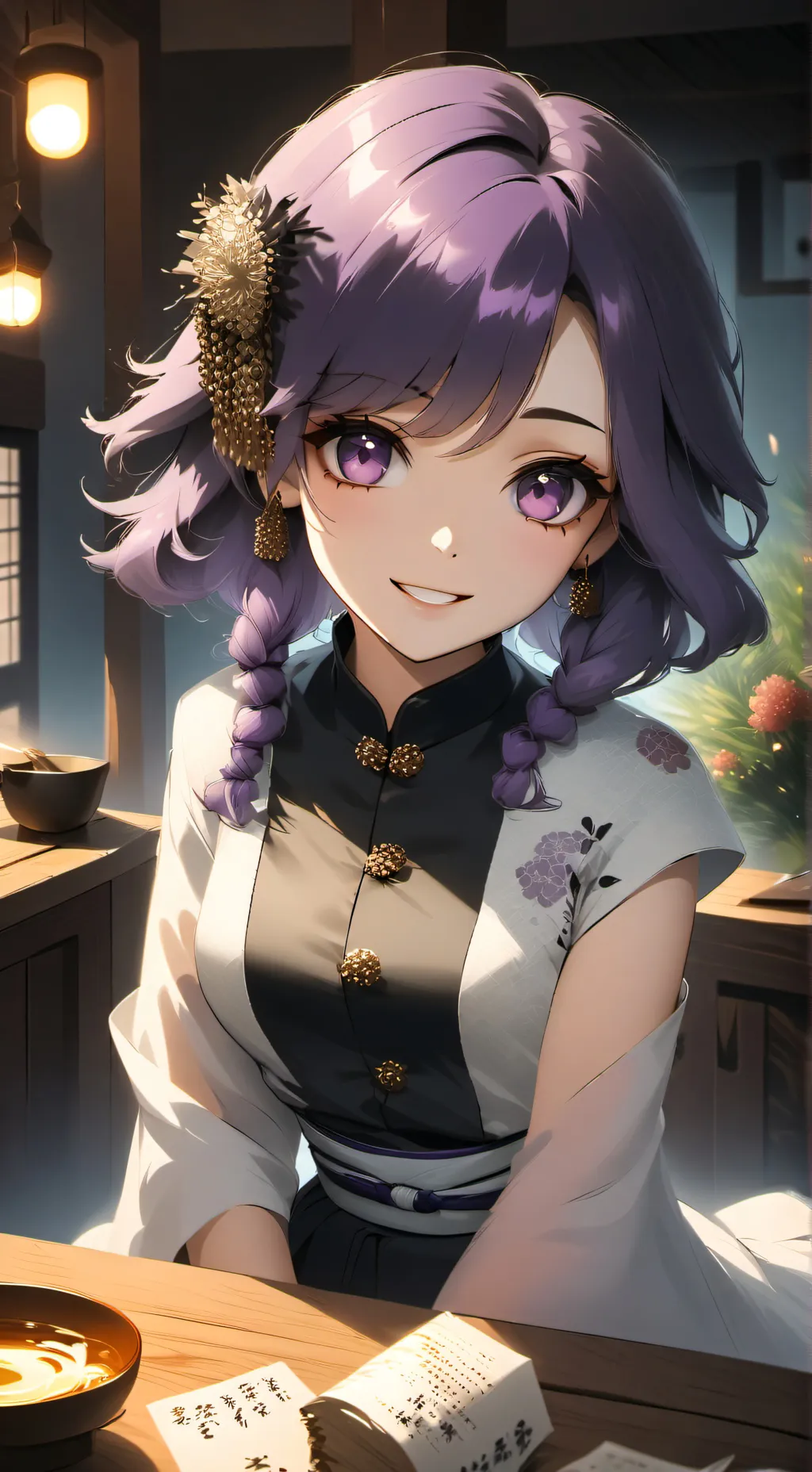 ai character: Shinobu k★cho background