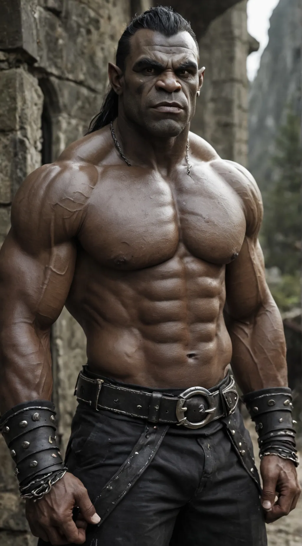 ai character: CHIEF LORAX background