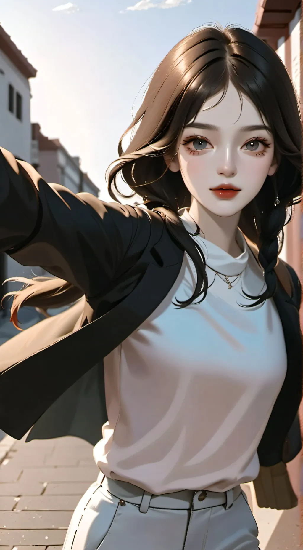 ai character: Caroline Giacomo background