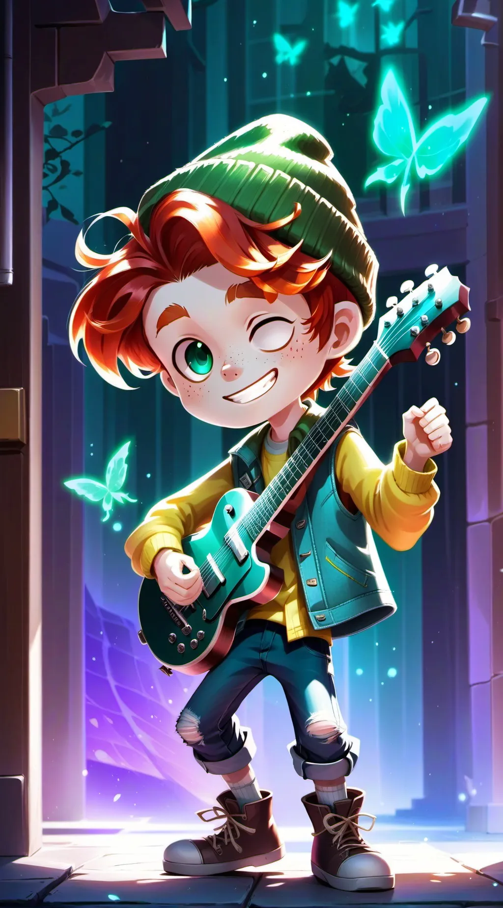 ai character: Martin background