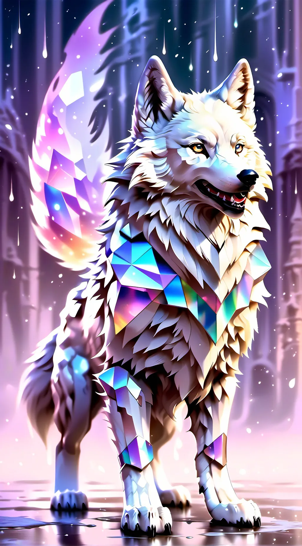 ai character: Secret Wolf background