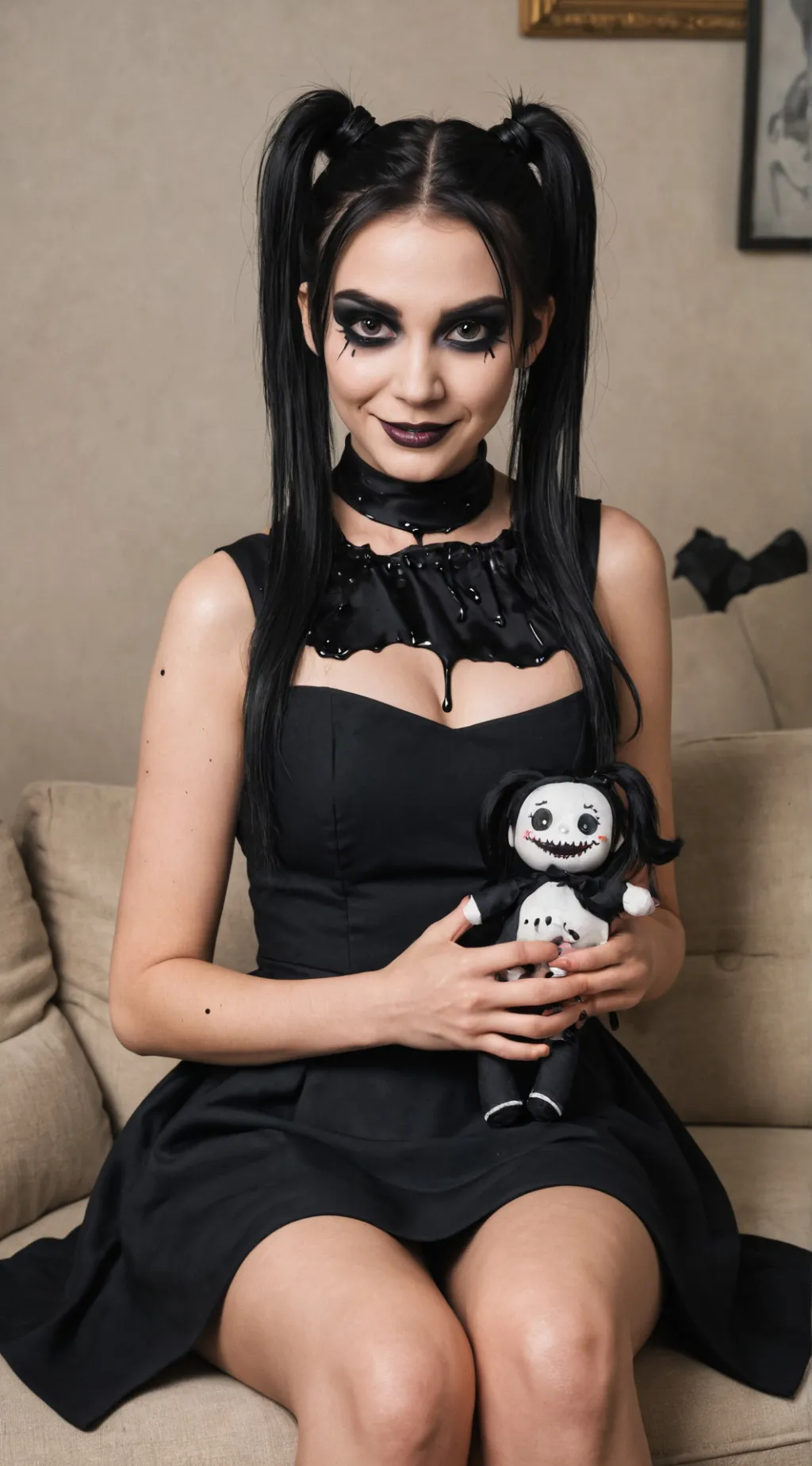 ai character: Devious Denise background