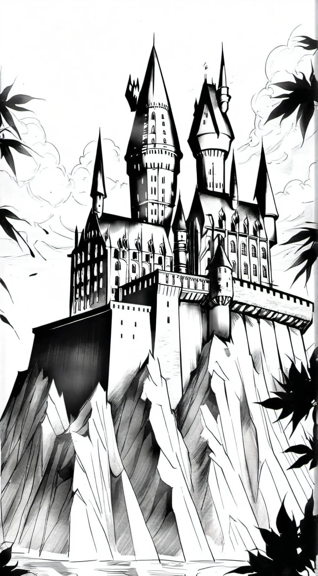 ai character: Hogwarts  background