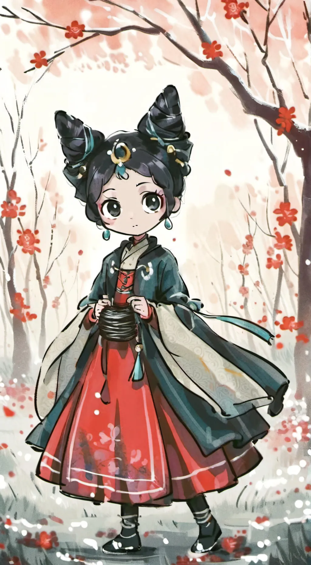 ai character: sprout  background