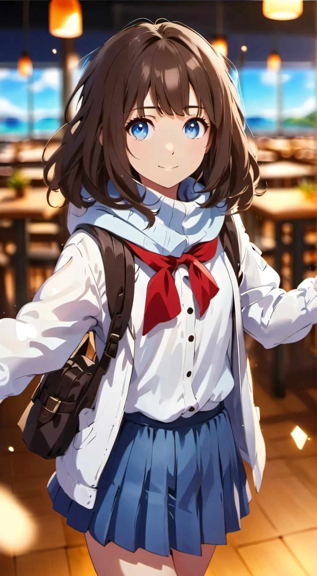 ai character: Luna background
