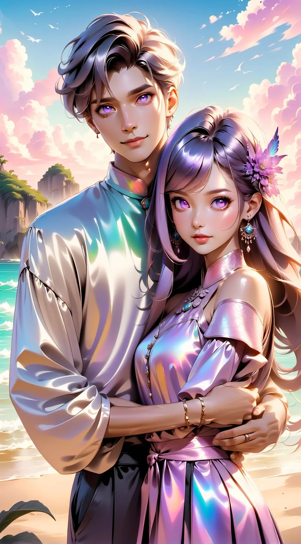 ai character: MHA love background