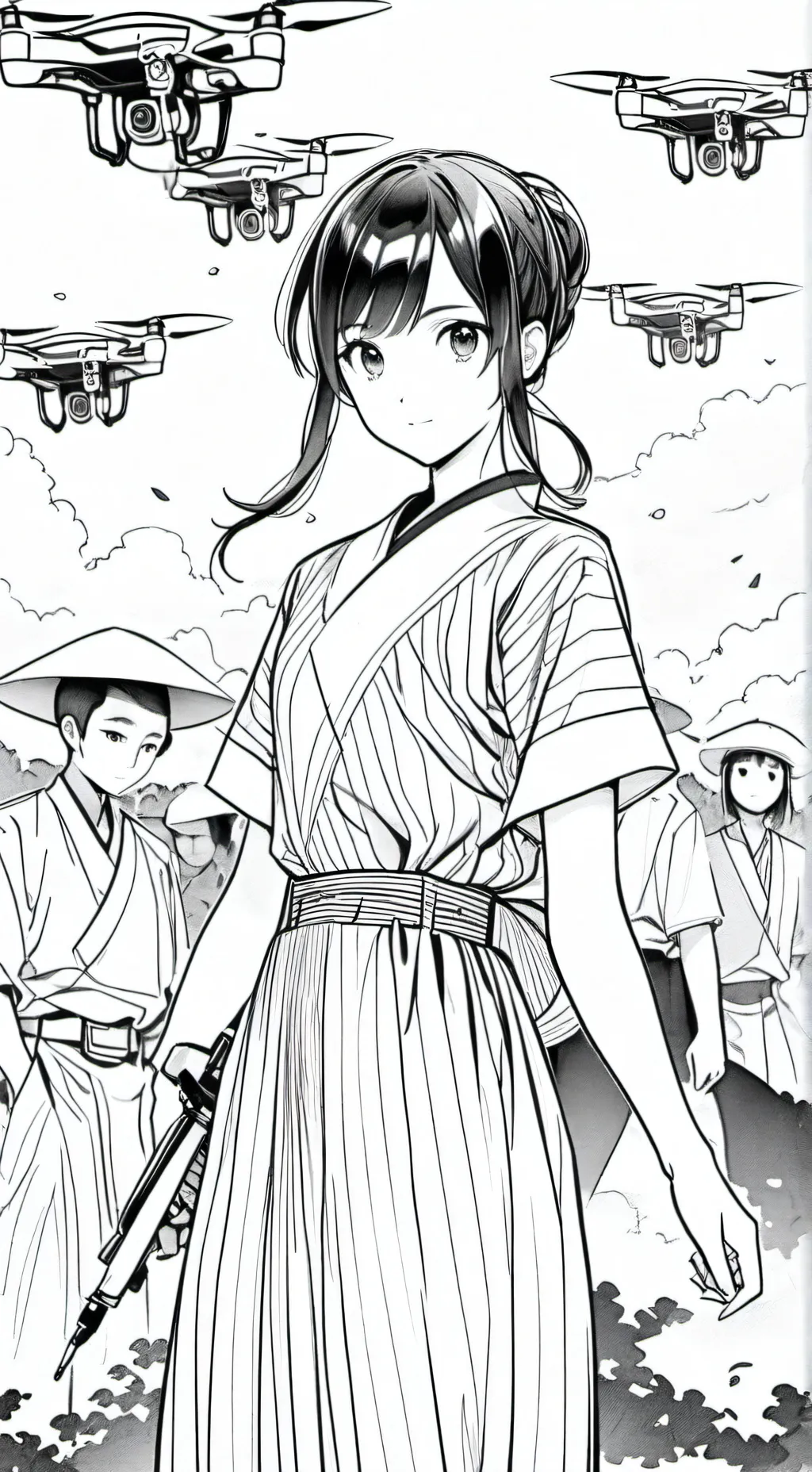 ai character: Tiny V background