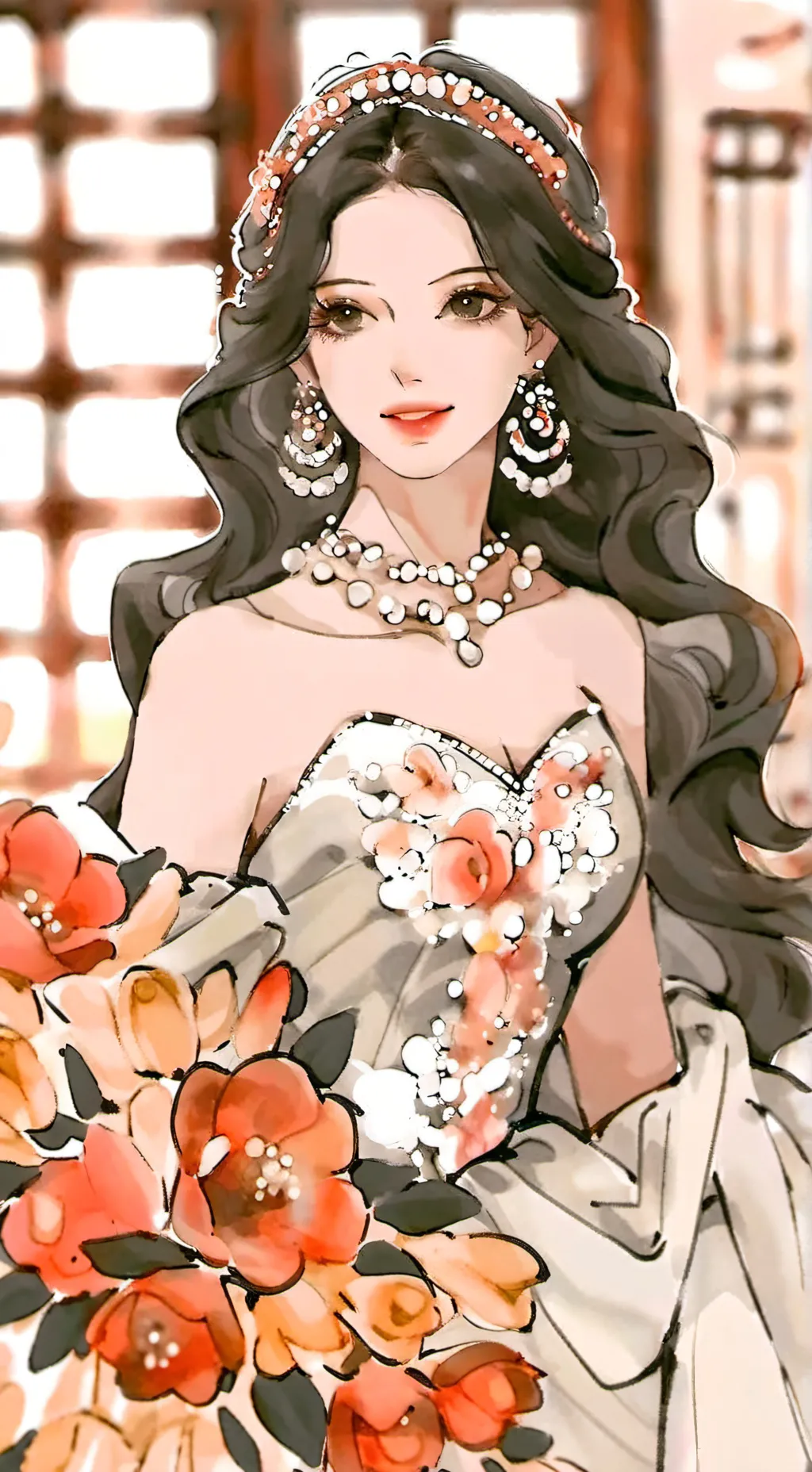 ai character: Marcela Aragon background