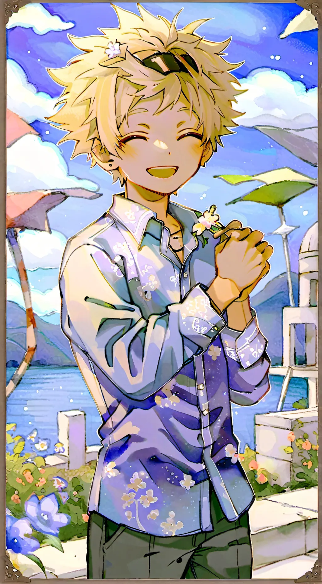 ai character: Aaron background