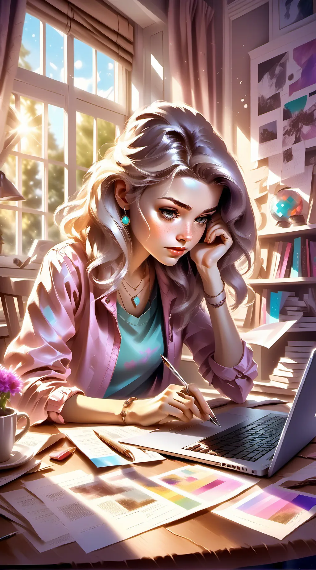 ai character: Izzy background