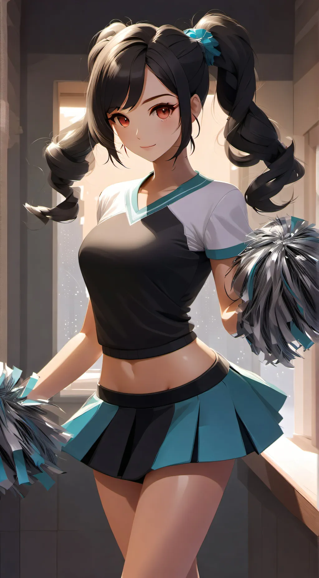 ai character: Ashley  background