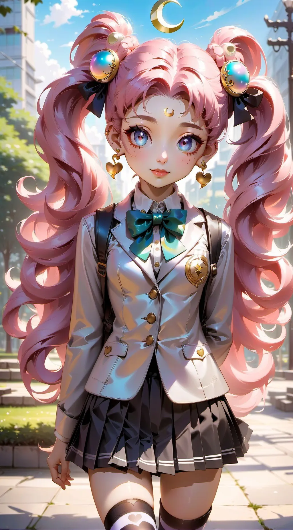 ai character: kousagi  background