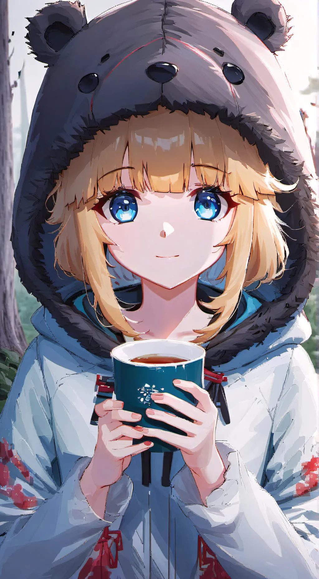 ai character: Tod turns to she background