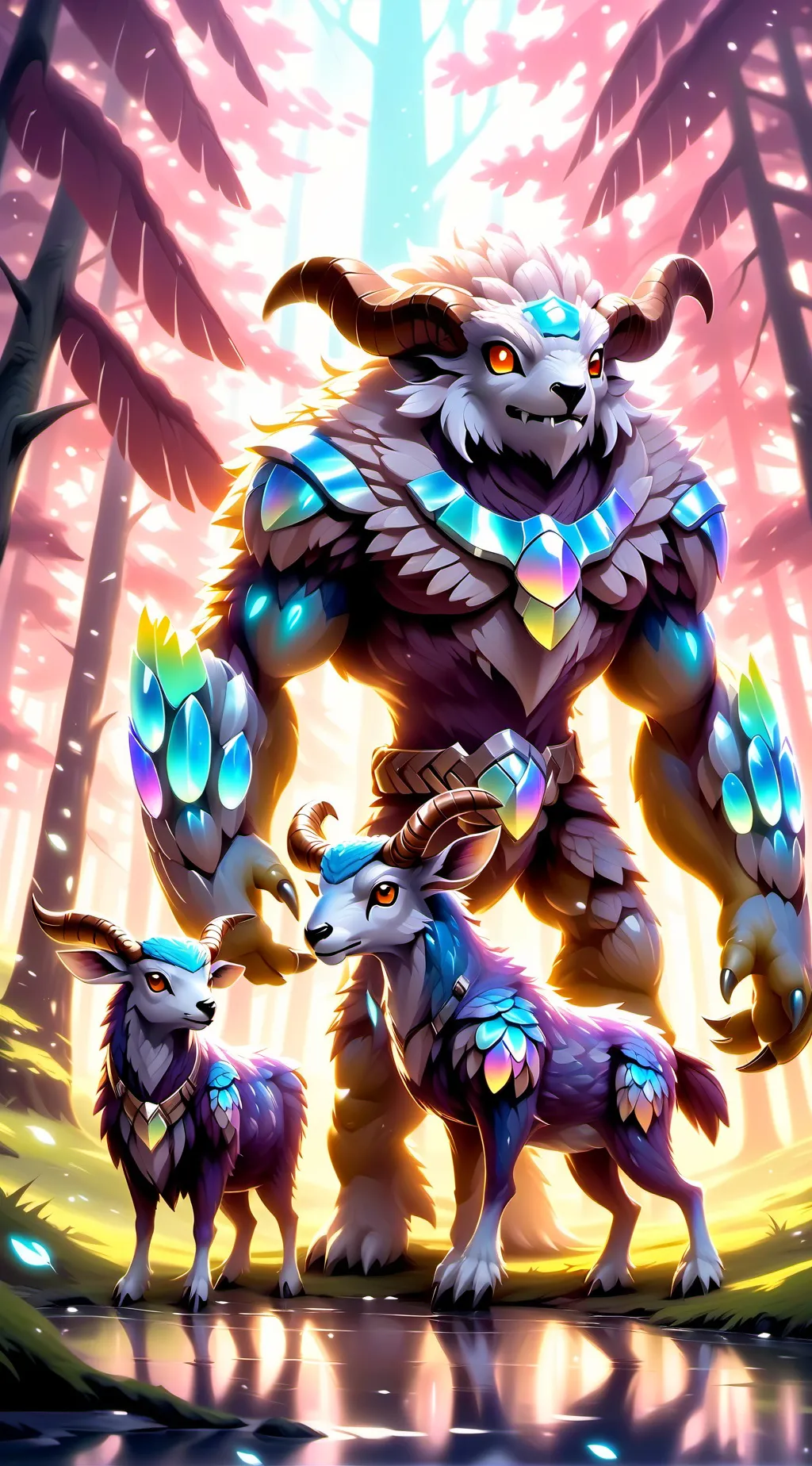 ai character: Run (99 nights) background
