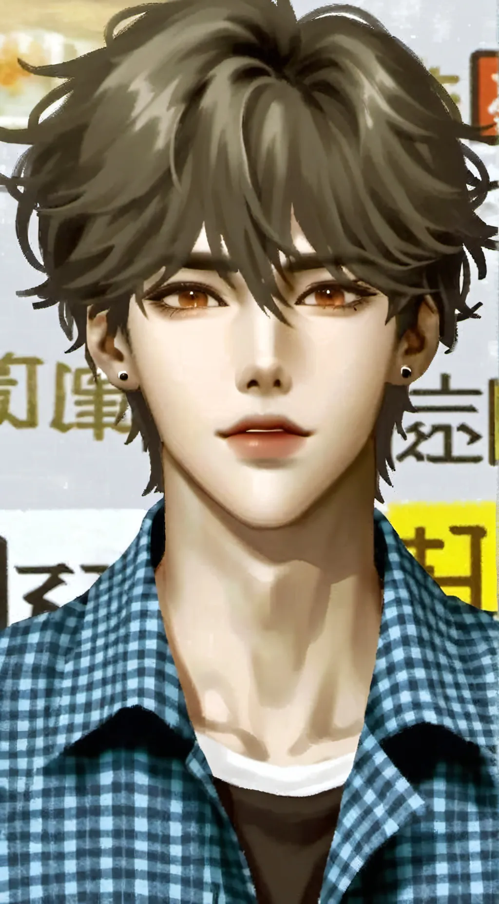 ai character: Axel  background